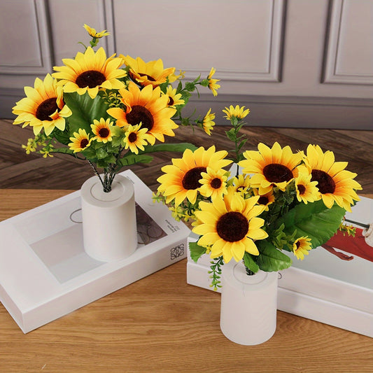 Sunflower Simulation Bouquet Night Light for Living Room and Bedroom, battery operated (batteries not included)