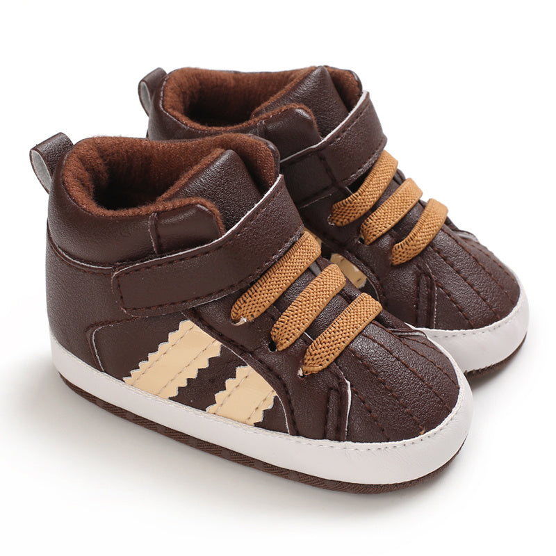 Striped non-slip shoes for infant boys