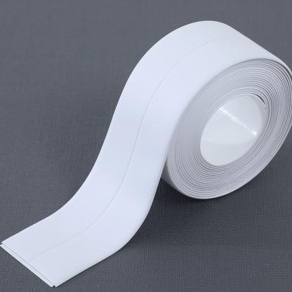 Waterproof sealing tape strip for bathroom, kitchen sink, toilet, and wall. Self-adhesive caulk strip for home renovation, no need for electricity or batteries. Compatible with living room.