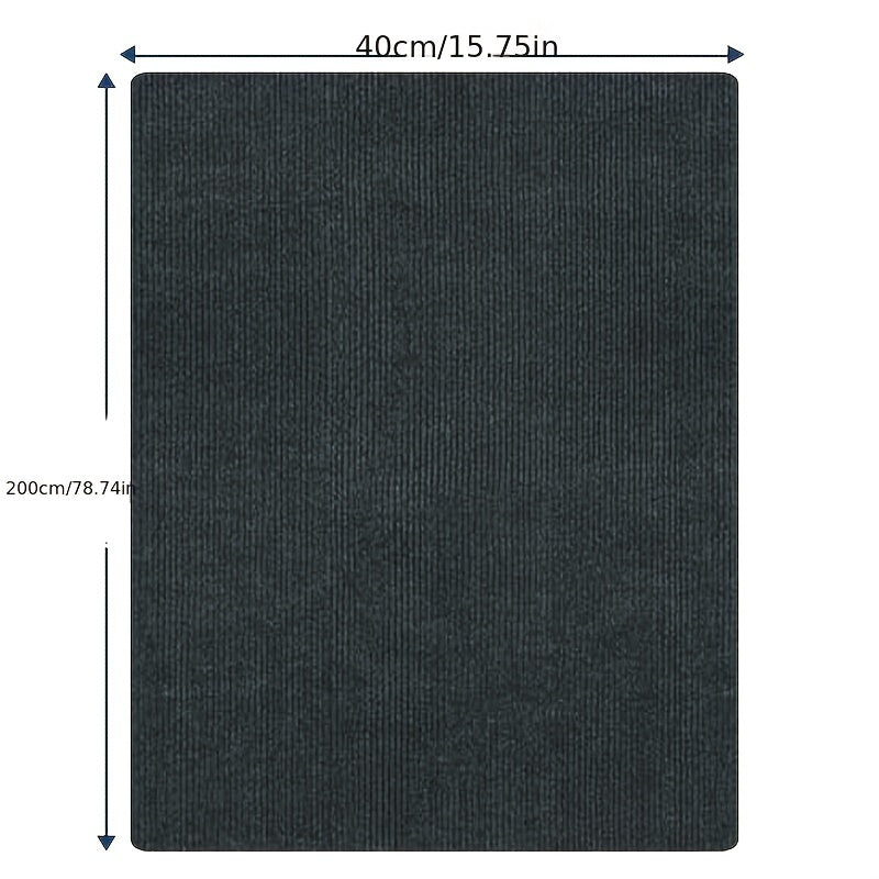 Рулон нескользящего самоклеящегося ковра - 40,64 см x 200,66 см, идеально подходит для лестниц, коридоров, офисов и спален - можно нарезать по размеру и использовать повторно
