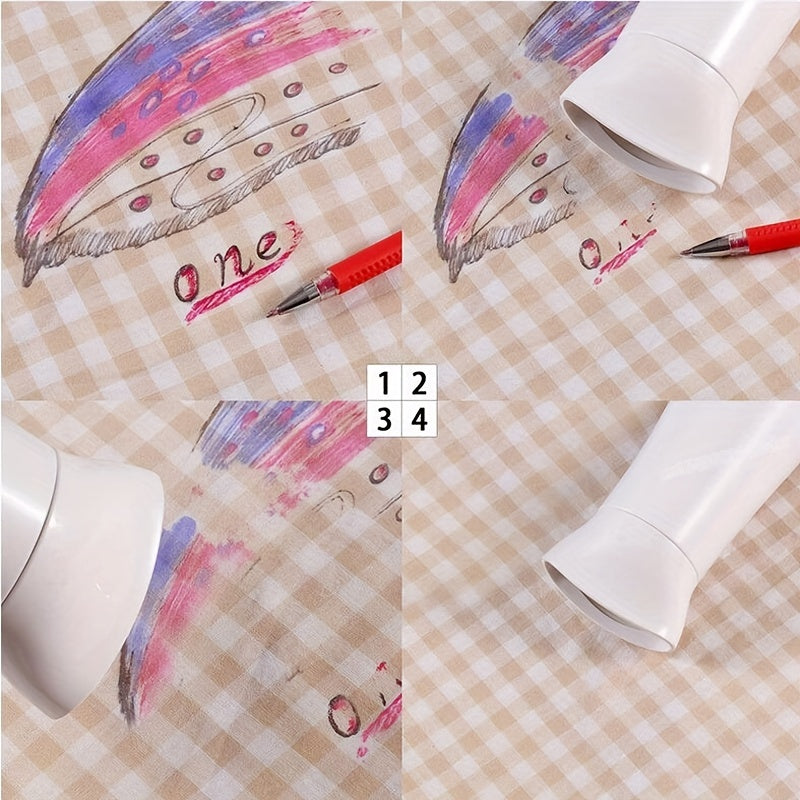 The set includes 42 heat erasable pens in 5 colors for marking fabric in sewing projects.