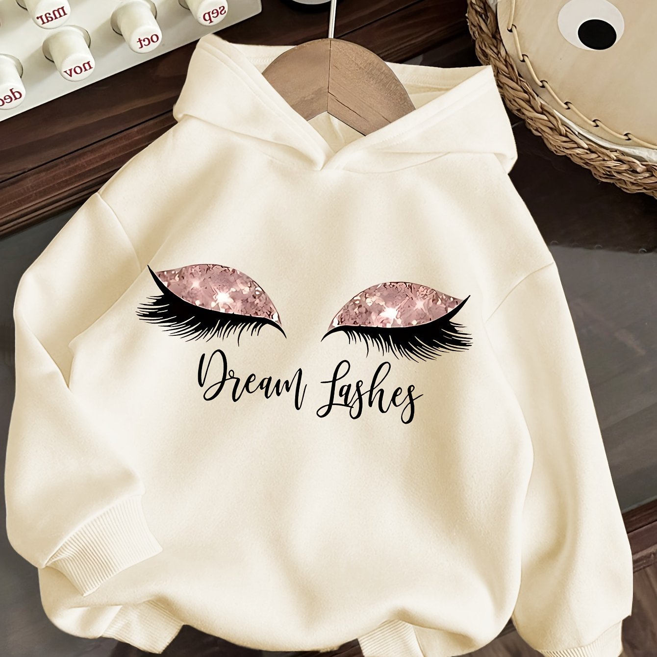 Dream Lashes Stylish Hoodie, Cozy Fall/Winter Top, Great Gift Idea