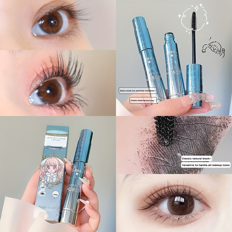 Dense Slender Mascara for Natural Curling, Durable and Waterproof with Plant Squalane Formula.