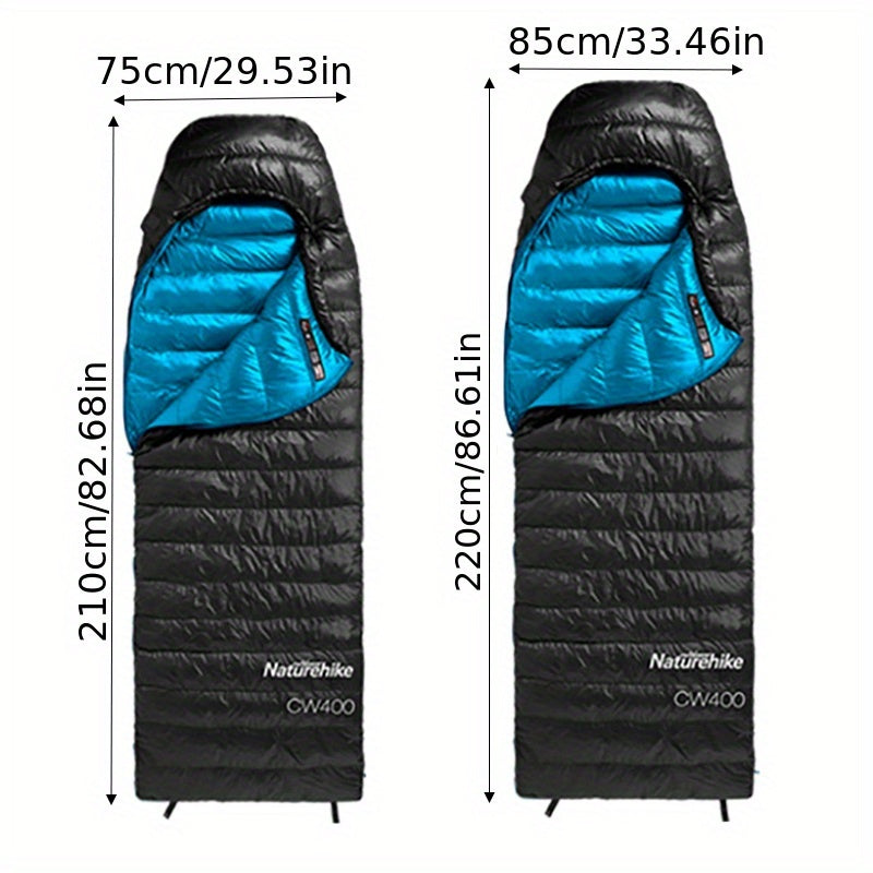 Naturehike Ultra-Light Goose Down Sleeping Bags provide ultimate comfort for winter camping.