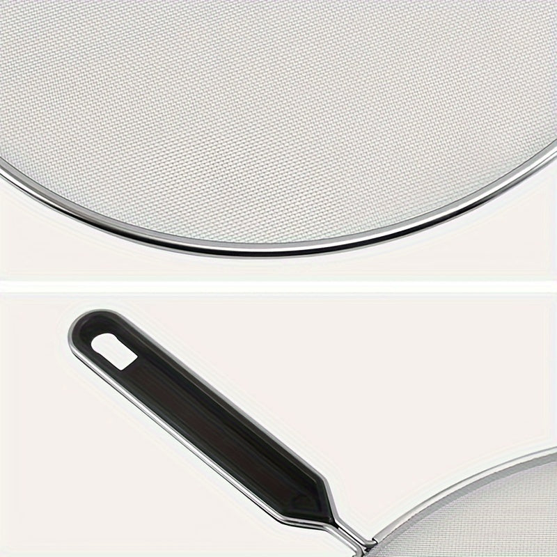 Upgrade your cooking experience with the Premium Metal Grease Splatter Screen! This fine mesh frying pan guard and oil filter cover is a must-have kitchen tool for healthy cooking. Say goodbye to messy splatters and enjoy cleaner, healthier meals with