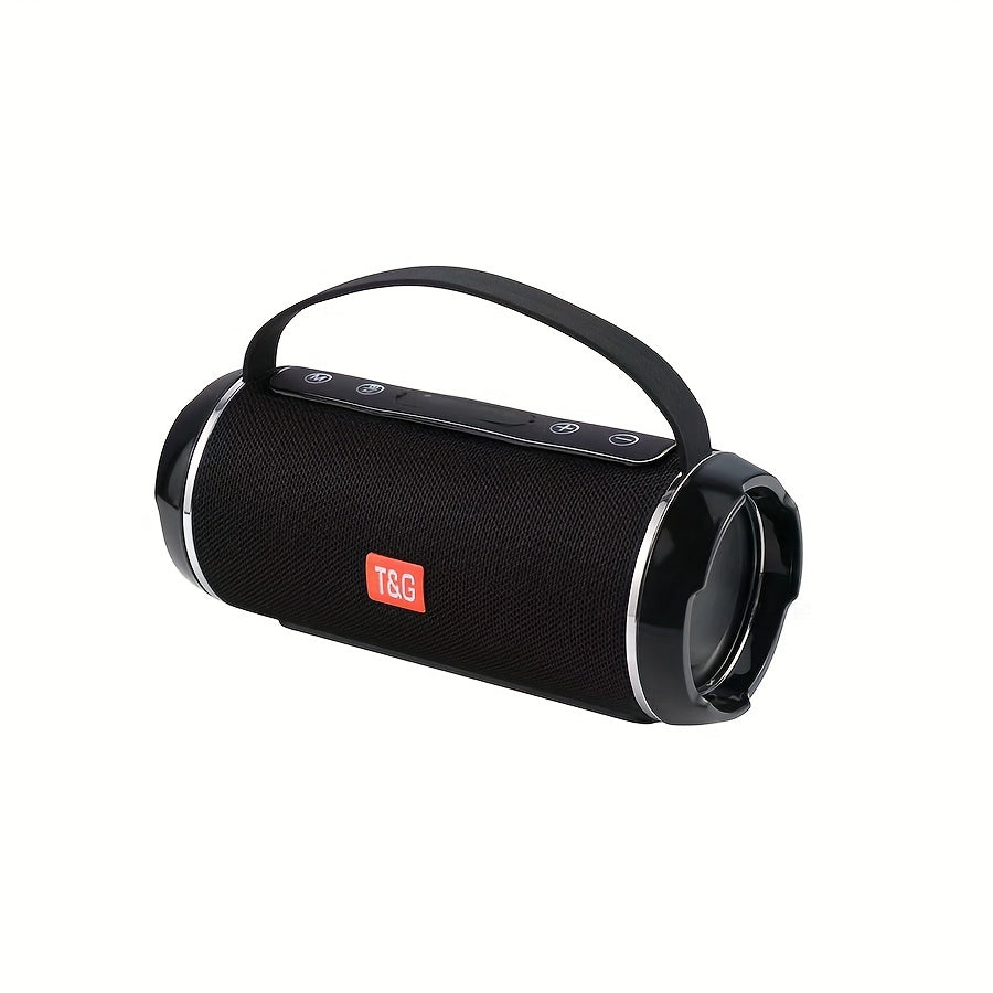 T&G TG116C is a portable wireless speaker with 5.0 surround sound, USB/TF/FM broadcast, and 10m connectivity. It has a rechargeable lithium battery with Type-C charging, making it a perfect