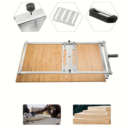 Stainless steel woodworking board cutter for precise cutting in offices.