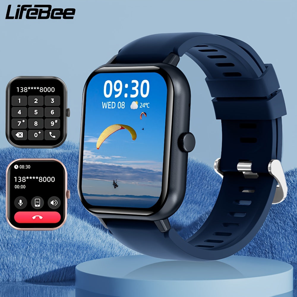 New 2024 LIFEBEE Smartwatch with 1.83" Touch Screen, Call Function, Fitness Tracking with 100+ Modes.