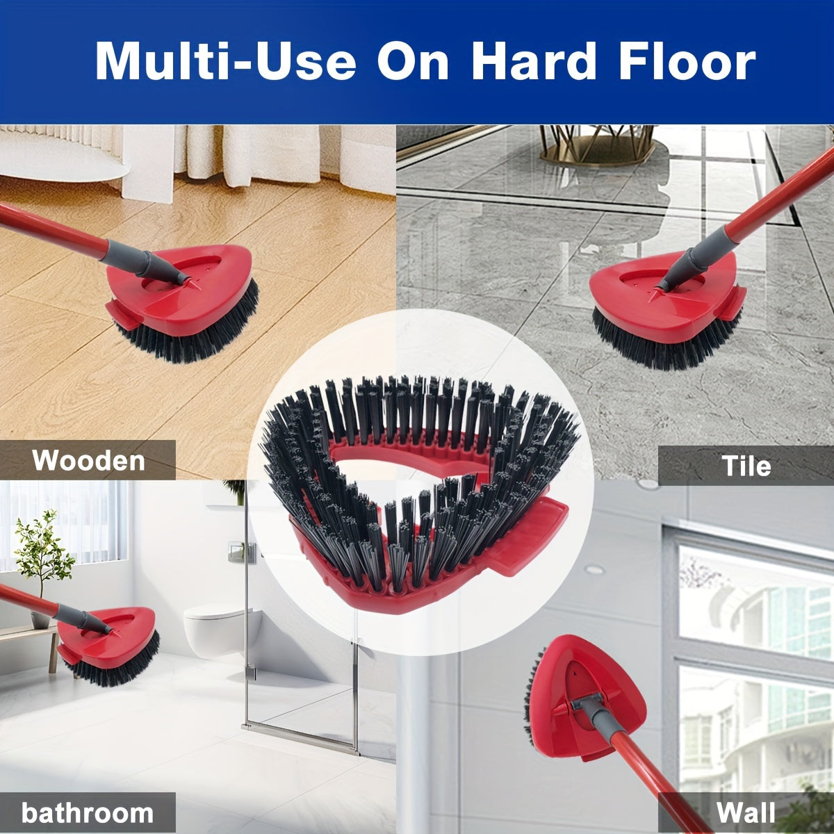 Upgrade Your Cleaning Arsenal with the Home Times 5pcs Spin Mop Refill Kit - Designed to Fit Easywring Microfiber Mops, Comes with Replacement Heads, Base & Handle - Ideal for Single Tank Systems, Must-Have Cleaning Essentials