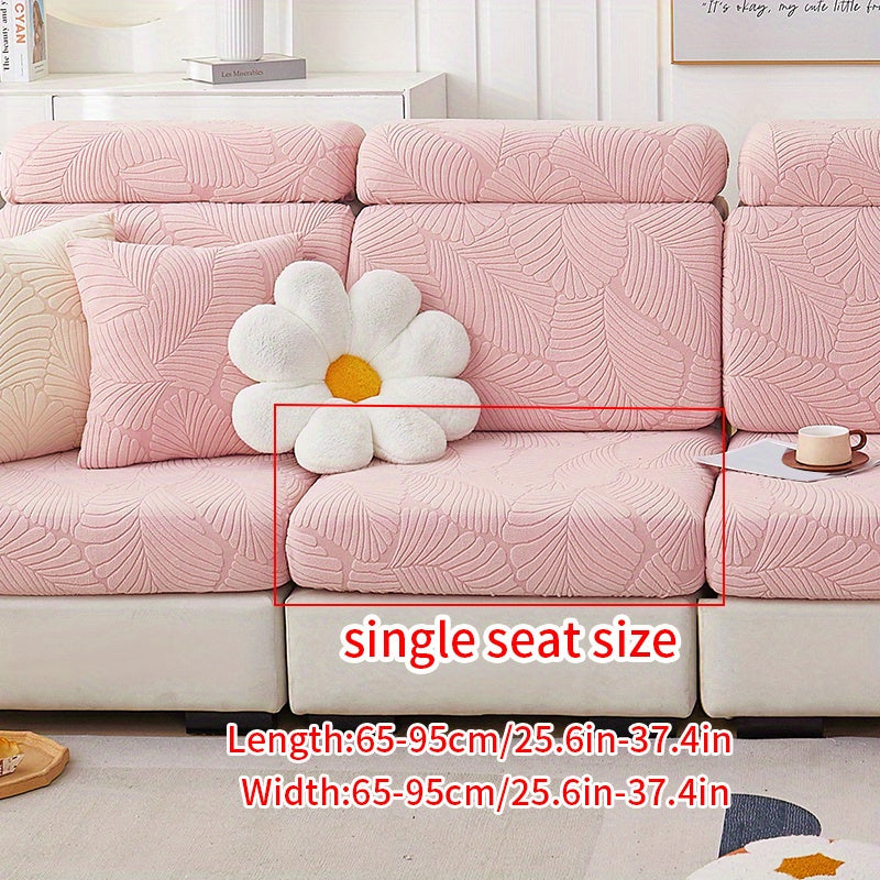 Non-slip elastic sofa slipcover protects furniture year-round in any room.