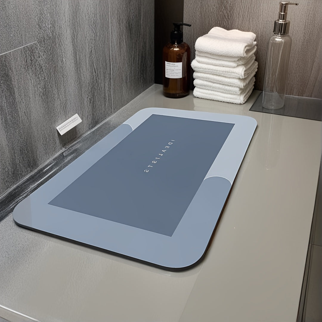 Keep Your Bathroom Safe with our Anti-Slip Mat! Our Quick Dry Crystal Velvet Mat is Super Absorbent and Soft, making it perfect for your shower. Easily machine washable, this mat is suitable for use in the bathroom, bedroom, kitchen, laundry room, or