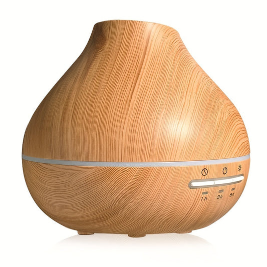 USB powered aromatherapy diffuser with auto shut-off, ideal for home or office use.