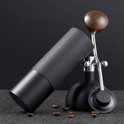 Premium Manual Coffee Bean Grinder with Lattice Pattern Handle - Perfect for Home and Work Use