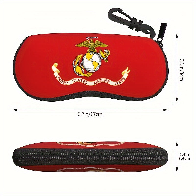 Soft bag case for fashionable neoprene portable wind sports glasses from the USMC Marine Corps