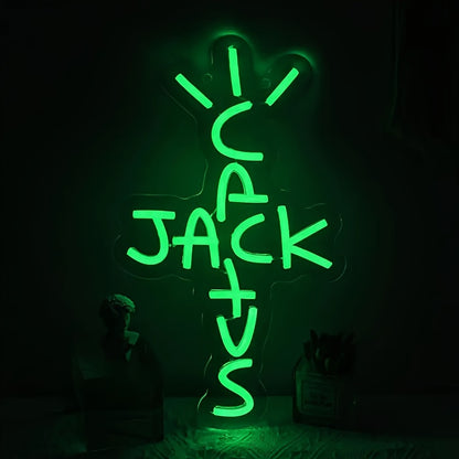 USB Powered Neon Jack Sign, versatile wall decor for bedroom, home bar, or party, switch control, no battery needed