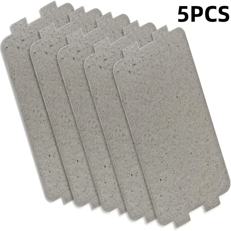 This listing is for a pack of 5 Microwave Universal Insulation Mica Sheets, which can be used as Waveguide Covers for various brands of microwaves. These repair parts are suitable for use in kitchens, homes, offices, and restaurants. The sheets can