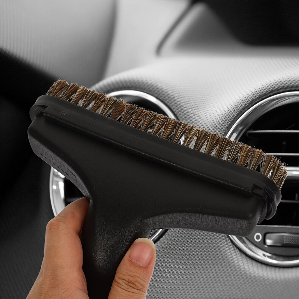 This product is a universal car vacuum cleaner dusting brush attachment with a 32mm inner diameter. Made from durable polypropylene (PP) material, this auto detailing brush is suitable for use in both homes and vehicles.