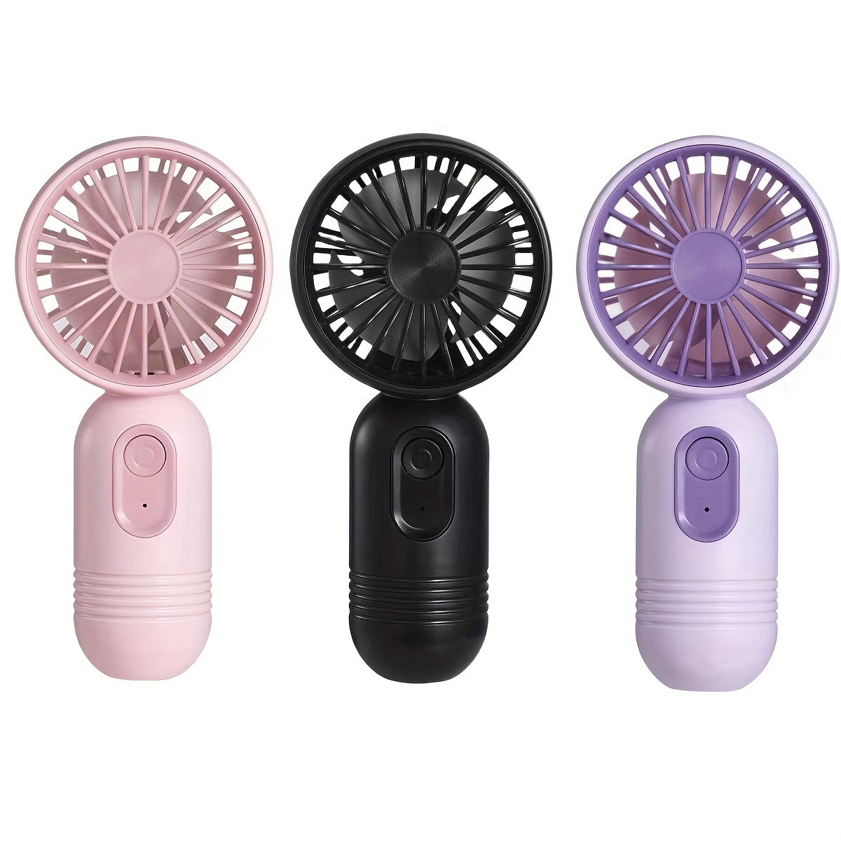 Portable Mini Fan, Rechargeable via USB, 3 Speed Settings, Ideal for Women on the Go, Perfect for Hot Weather, 
 Great for Office, Outdoor Activities, Travel, and Camping.