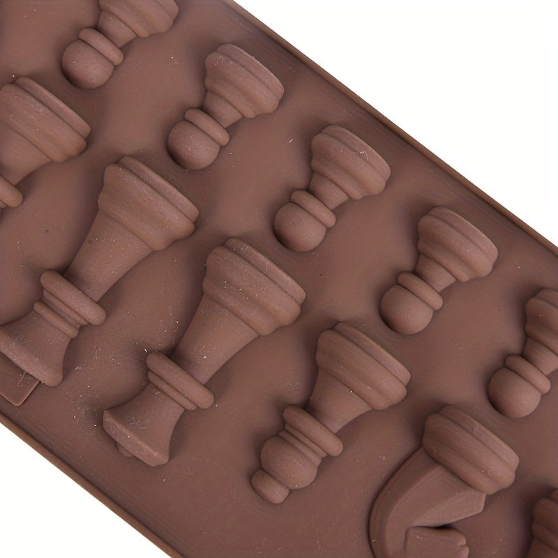 Chess Chocolate Mold (1 Piece), 3D Silicone Mold for Chess Candy, Fondant, and Biscuits - Perfect DIY Cake Decorating Tool, baking Tools, Kitchen Gadgets, and Accessories for Home Kitchen Items