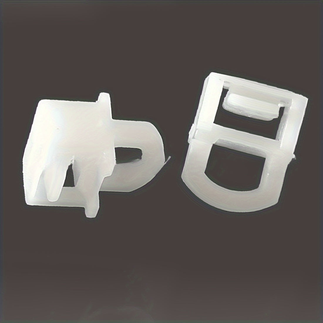 Upgrade your car with these timeless plastic window curtain clip buckles. Compatible with all car track sliders, these accessories add a touch of sophistication to your vehicle.