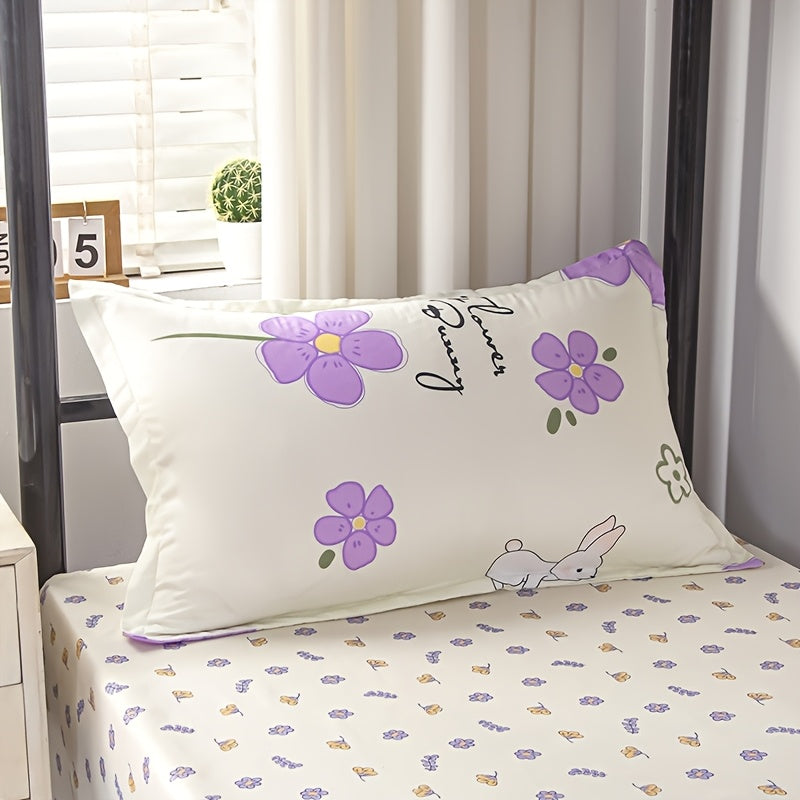 This modern style printed pillowcase is sold individually, please note that only one pillowcase is included in each order. If you need a pair, simply order two. Made from soft, comfortable, and breathable material, this pillowcase is suitable for all