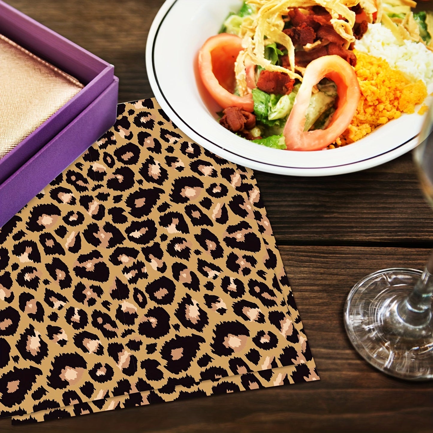 Set the Scene with Leopard Print Party Napkins: Disposable, Paper, Luncheon Napkins for an Animal-Themed Celebration