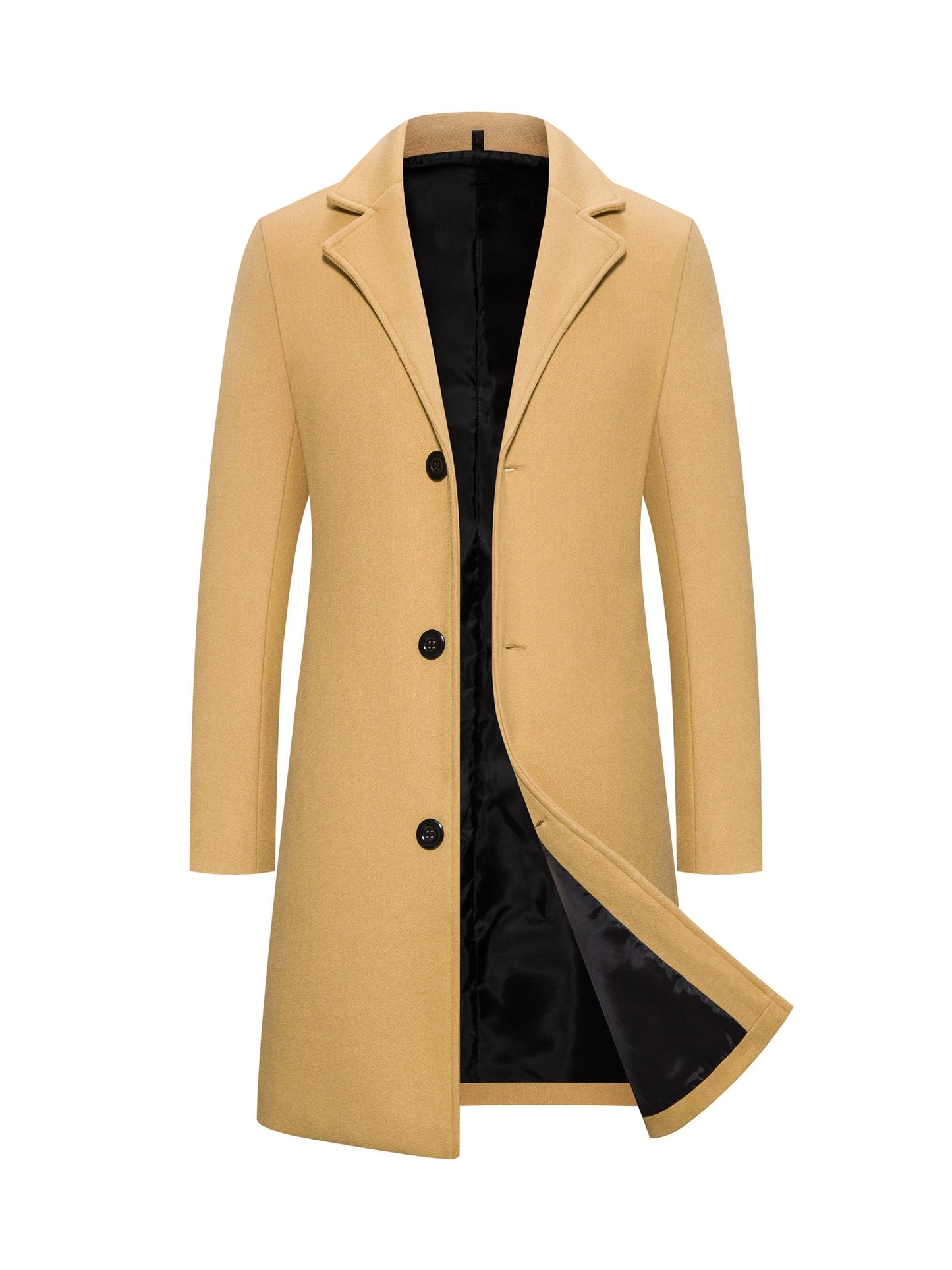 Men's Mid-length Trench Coat