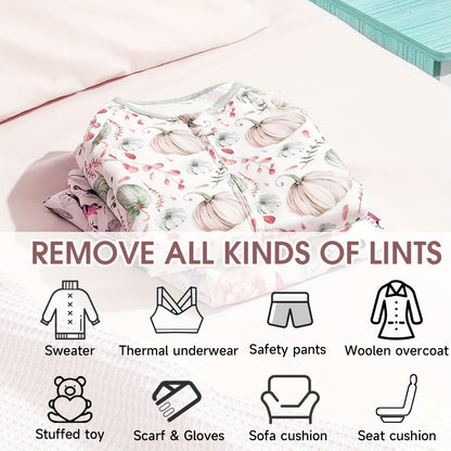 1 set including a 2-in-1 fabric shaver with built-in lint roller and 6-leaf blade USB rechargeable sweater shaver for removing lint and fuzz from clothes, bedding, furniture, carpet, and