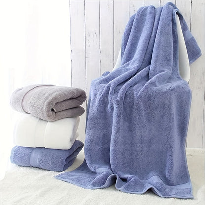 - High-quality cotton bath sheet for quick drying in large bathrooms, with hotel-grade durability and absorbency.