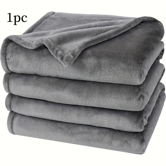 Luxurious Reversible Polyester Fleece Throw Blanket - Ultra Soft, No Shedding, No Pilling, All-Season Cozy Comfort for Bed, Couch, or Sofa - Chic and Elegant Glam Design, Perfect for any Décor.