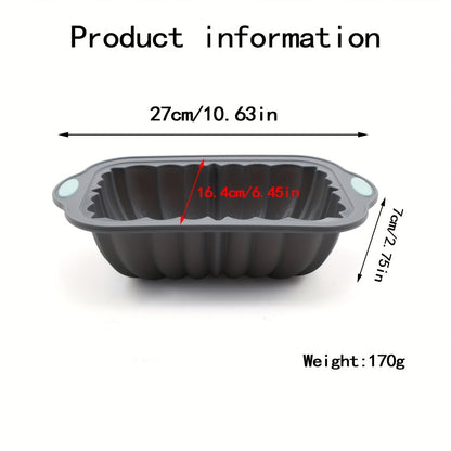 One Flower Rectangle Cake Pan (27.79cmx16.38cm) made of silicone for baking, a versatile tool for your kitchen. Perfect for baking cakes in the oven, this pan is a must-have for any home baker.