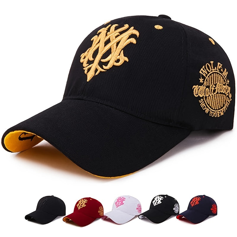 Fashion embroidered sunshade sunscreen baseball cap for men and women - Stay cool and stylish.