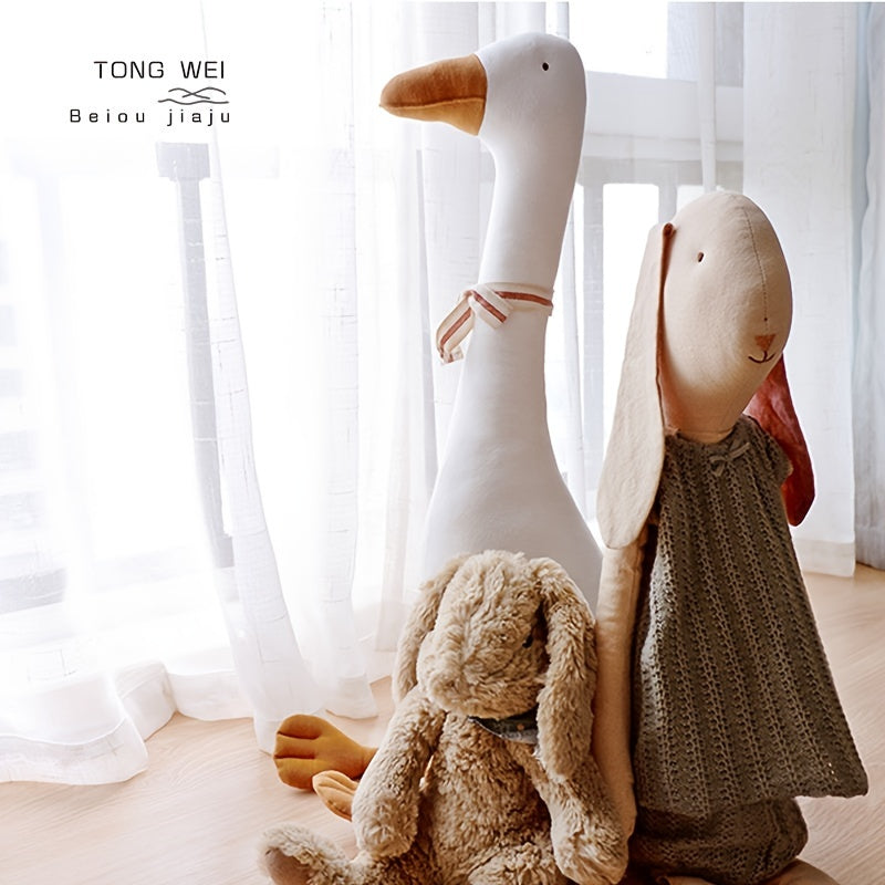 Cute Cartoon Big Goose Doll - A Wonderful Addition to Any Child's Room or Nursery!