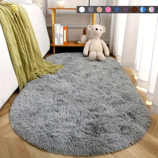 Plush Bedroom Rug - Soft, Cozy, Non-Slip, Machine Washable, Skin-friendly, Perfect for Indoor Use and Bedside