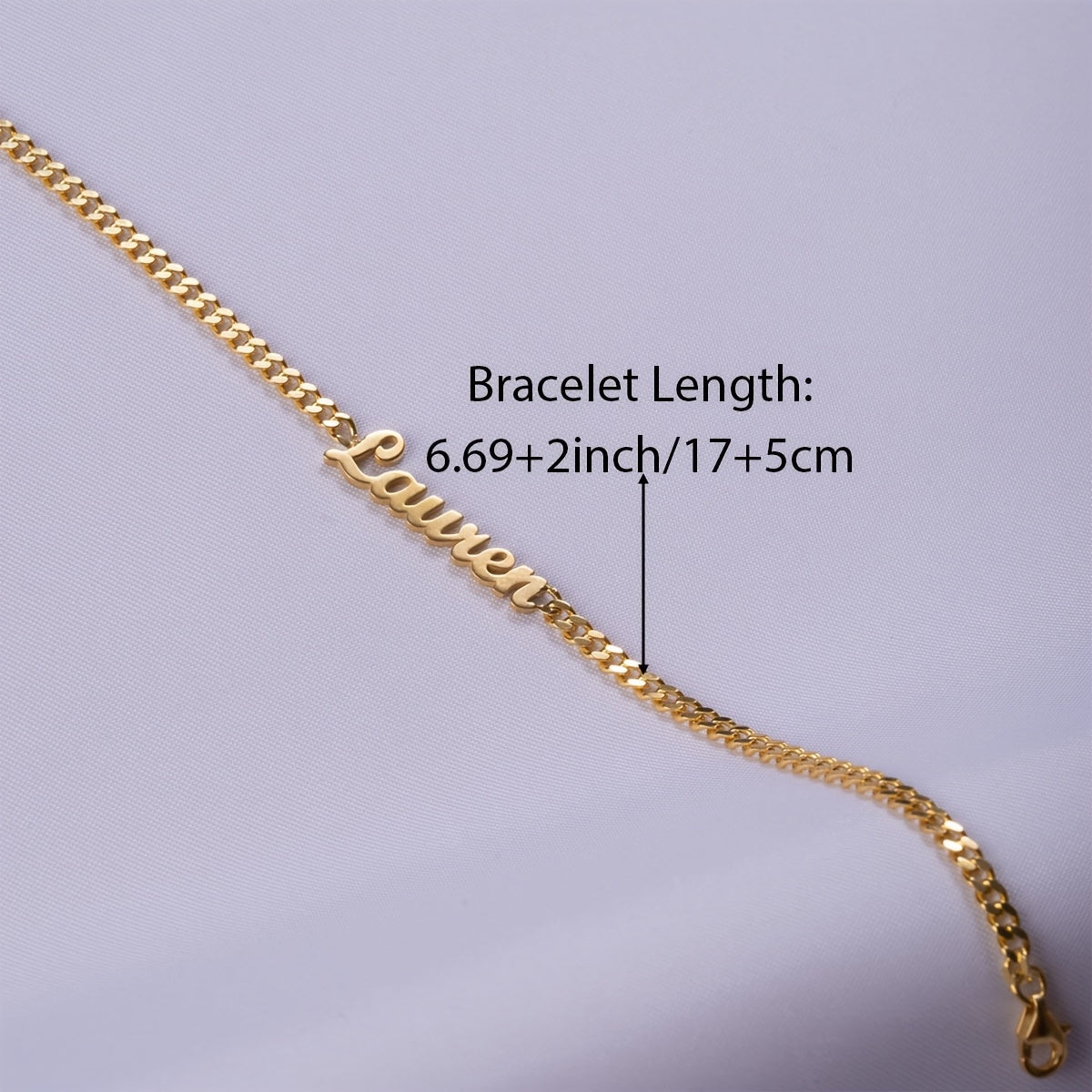 Give the perfect gift of elegance with this customizable bracelet made from 18K gold-plated stainless steel. Featuring a sleek minimalist design crafted with precision through welding and laser cutting, this bracelet is ideal for Valentine's Day or