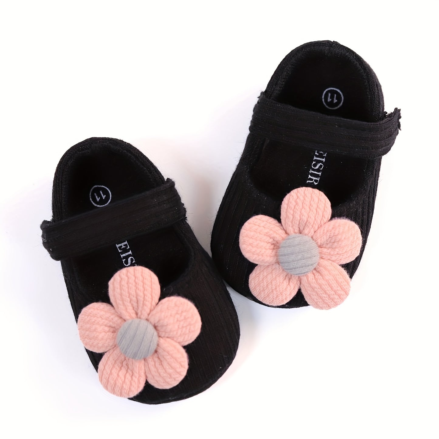 Toddler sunflower princess shoes for daily wear in spring and fall, lightweight, non-slip, and colorful candy-like design.