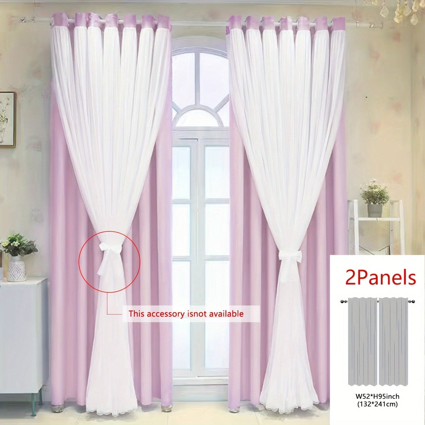 Single-panel Blackout Curtains made with One-layer Cloth and One-layer Yarn, featuring a Modern Simple Style. Ideal for use in Living Rooms, Bedrooms, Balconies, Floating Windows, providing Noise Reduction and adding a touch of Romance to your Home Decor.