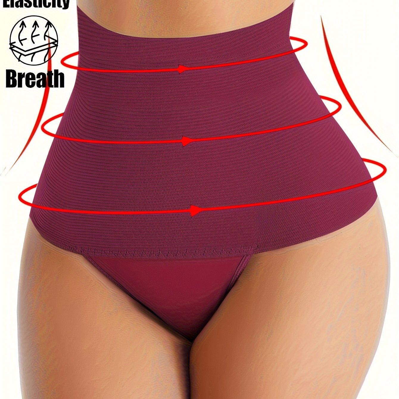 Women's high waist shaping panties with tummy control and compression for slimming