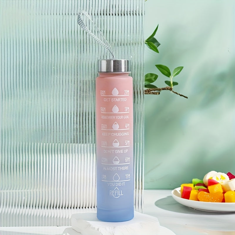 Portable water bottle for home, travel, and outdoor use in a variety of colors.