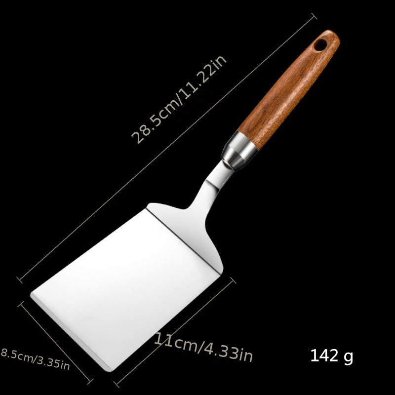 Stainless Steel Kitchen Spatula for Flipping Pancakes, Pizza, Steak, and More - Wide Blade for Easy Flipping and Grilling