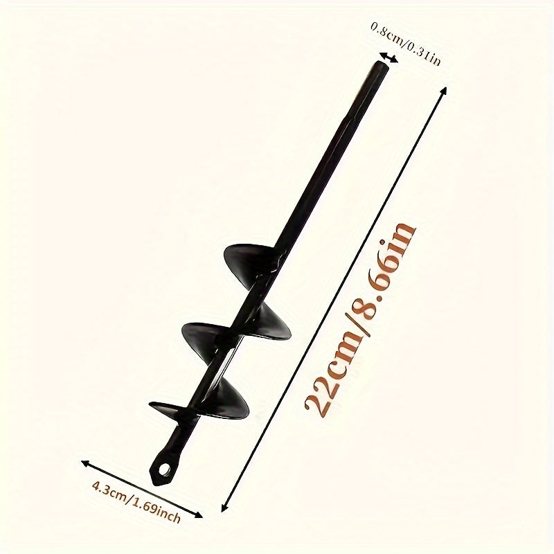 Samarali bog'dorchilik uchun 3/8" hex shank bilan mustahkam po'latdan yasalgan burg'ulash bit.