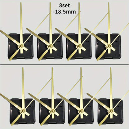 Set of 8 High-Quality Scan Movement and Hands for DIY Cross Stitch Clock