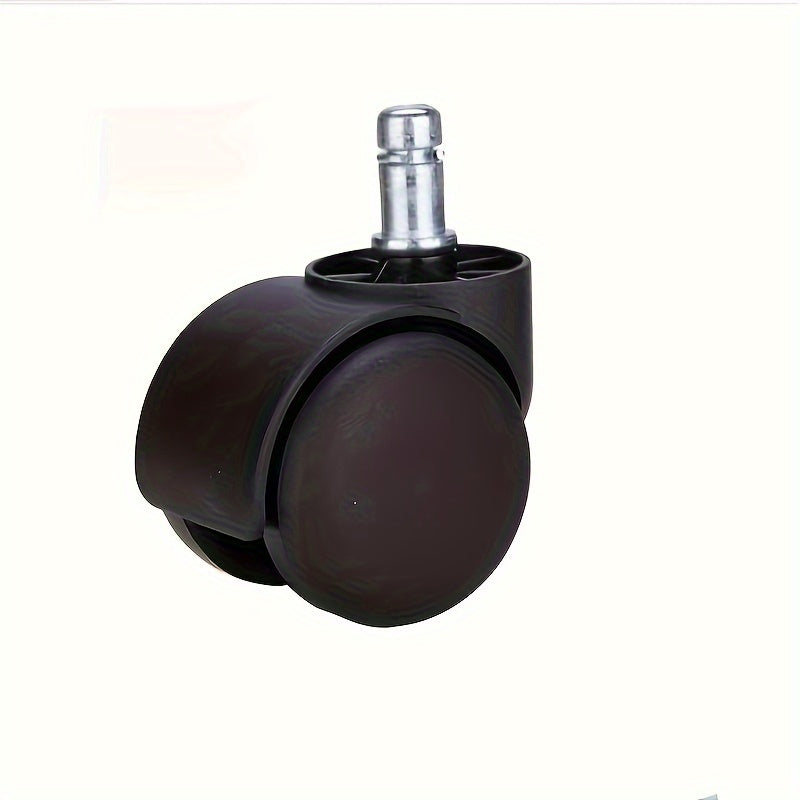 Long-lasting and Easy-to-Clean Plastic Office Chair Casters with 5 Star Swivel Wheels: Perfect for Home Office Furniture