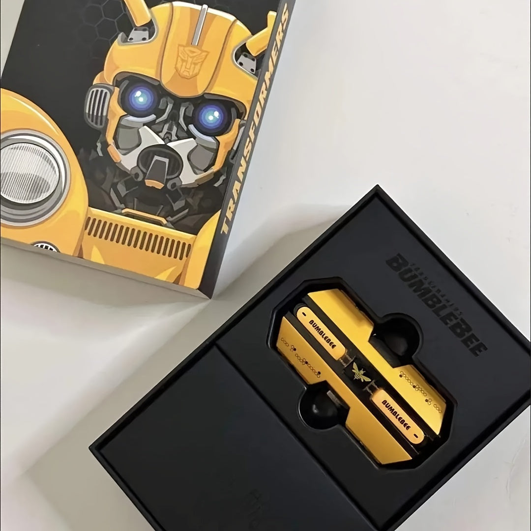 Transformers TF-T01 Genuine Wireless Earbuds with long battery life, low latency, comfortable fit, and Wireless 5.0. Ideal for gaming, sports, and makes a great gift for boys. Sports