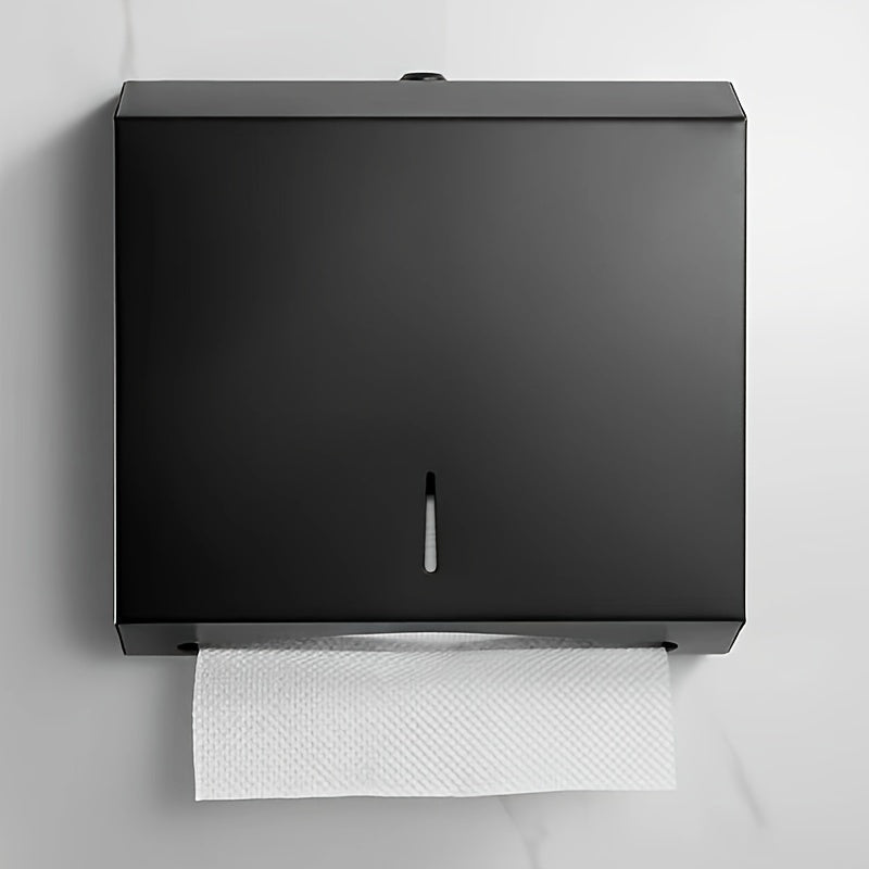 Stainless Steel Paper Towel Dispenser with Wall Mount - Perfect for Bathroom, Commercial Restroom, Hospital - Festive Napkin Organizer for Holidays such as Christmas, Halloween, Easter, Thanksgiving - Includes 1 Piece