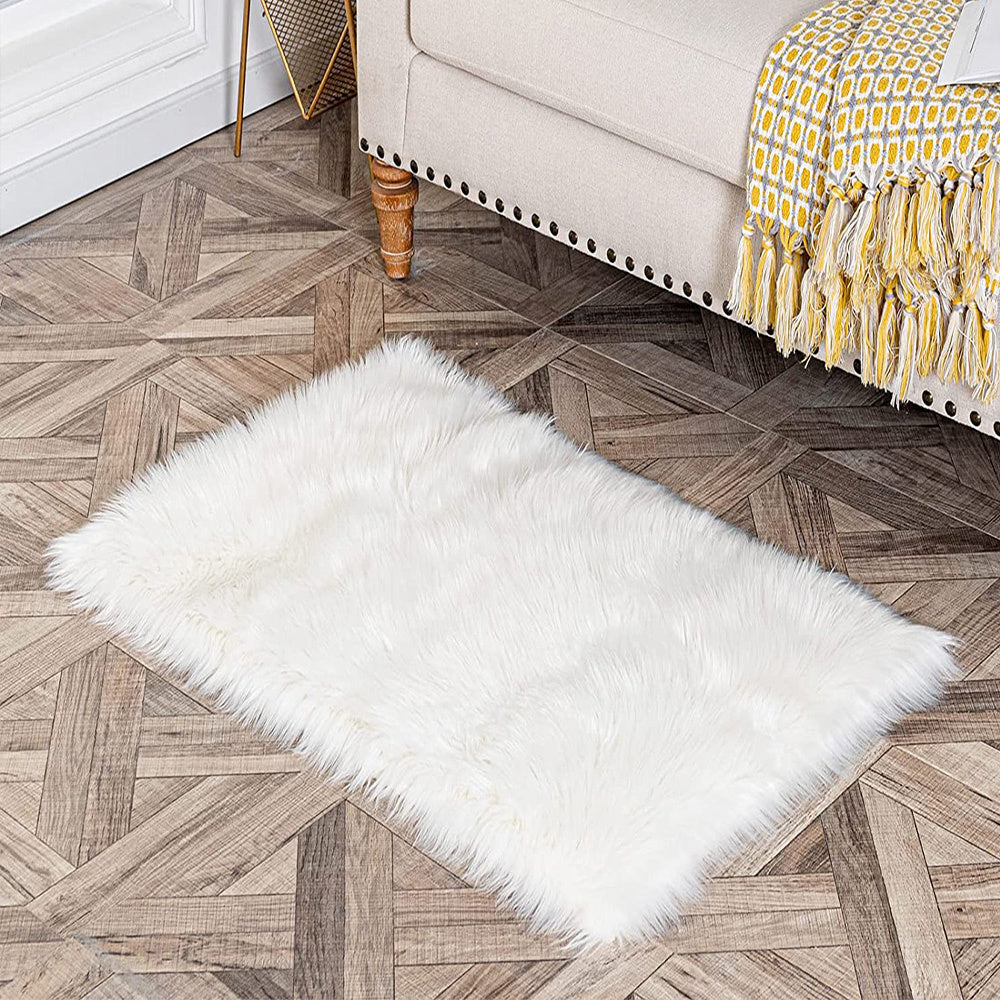 Plush Carpet Rug Perfect for Home Decor - Luxuriously Soft and Fluffy for Any Room in Your House