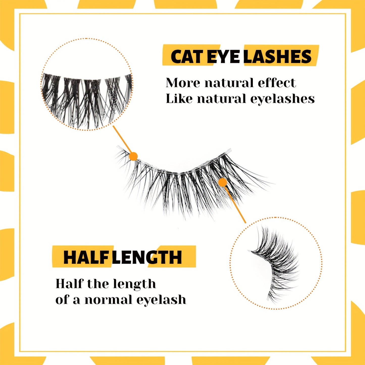 Set of 10 pairs of luxurious false eyelashes in various styles with mixed lengths and ultra-thin fibers for easy application and reusability. Includes 3D wispy cat eye lashes with