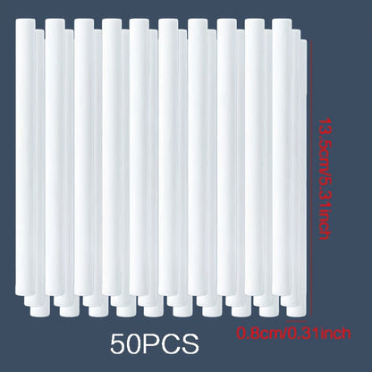 Humidifier replacement filter cartridges in quantities of 5, 10, 20, 30, and 50. Can be cut to desired length for easy replacement.