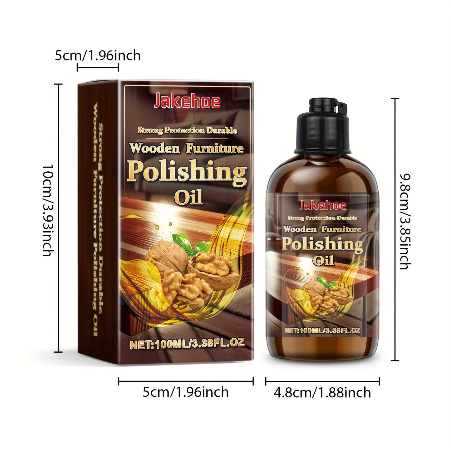 Enhance and Protect Your Wood Furniture with our Anti-Crack Polishing Oil - Creates a Shine, Maintains Cleanliness and Brightness - Suitable for Furniture, Floors, and other Wood Products