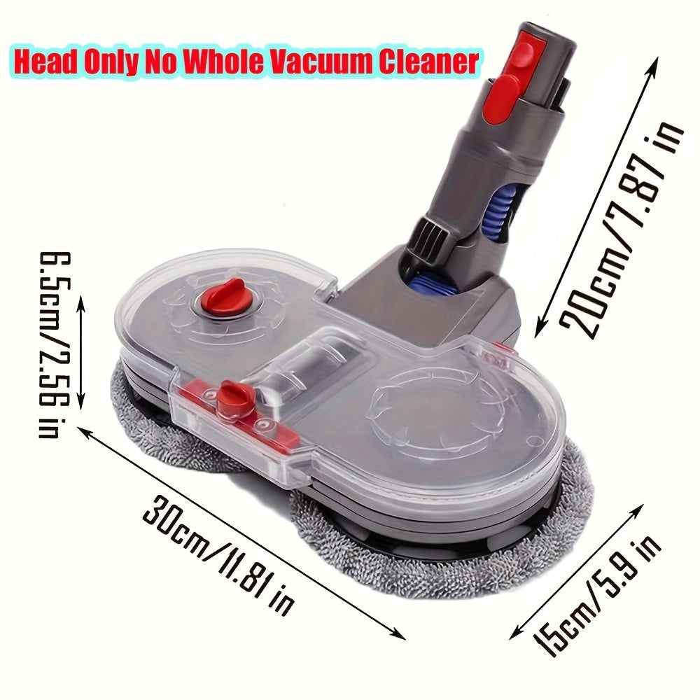 Upgrade your cleaning routine with the Electric Mop Head Brush Attachment. This attachment comes with a water tank and is compatible with V7, V8, V10, and V11 cordless stick vacuum cleaners. The dusting brush is perfect for reaching those hard-to-reach